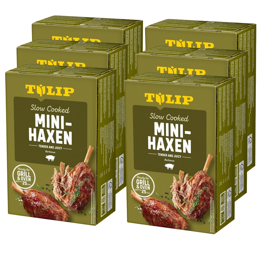 TULIP 6x Mini-Haxe 500g Vakuumverpackt und im Backofen oder Grill zubereitet
