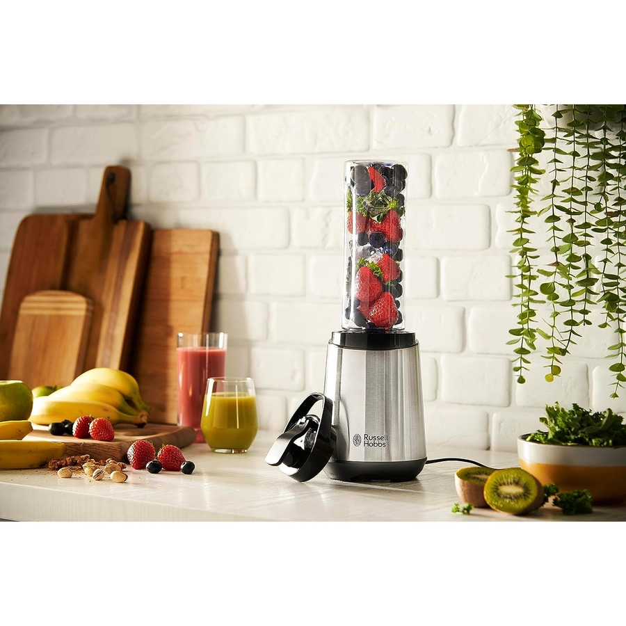 RUSSELL HOBBS Standmixer Smoothie Maker Mix & Go Steel 23472-56 Zerkleinerer